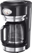 Russell Hobbs Retro Classic Noir Koffiezetapparaat Zwart/RVS