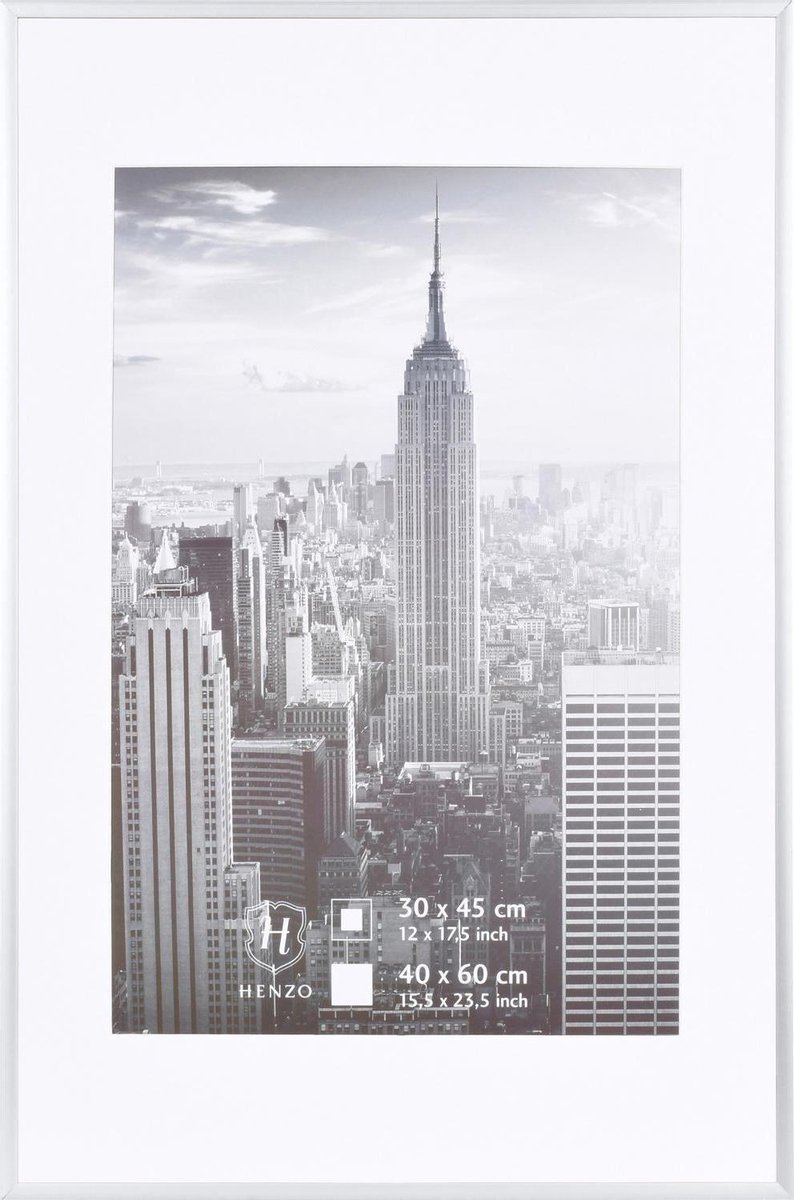 Henzo Fotolijst - Henzo - Manhattan - Fotomaat 40x60 cm - Zilver