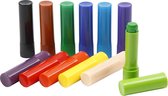 Soft Color Stick,  10 gr, l: 8 cm, diverse kleuren, 12stuks