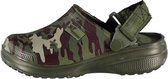 Xq Gardenwear Tuinklompen Camo Jongens Rubber Groen Mt 25-26