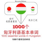 在匈牙利1000个基本词汇