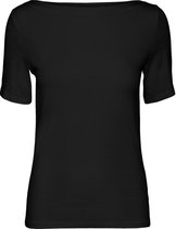 Vero Moda T-shirt Vmpanda Modal S/s Top Ga Noos 10231753 Black Dames Maat - XS