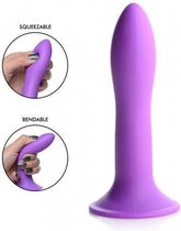Squeeze-It Siliconen Dildo - Paars - Dildo - Vibrator - Penis - Penispomp - Extender - Buttplug - Sexy - Tril ei - Erotische - Man - Vrouw - Penis - Heren - Dames