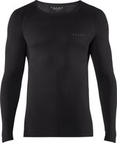 FALKE Warm heren thermoshirt - lange mouw - zwart - Maat: S