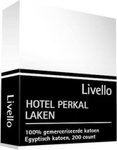 Livello Hotel Laken Perkal Wit - Egyptisch Katoen