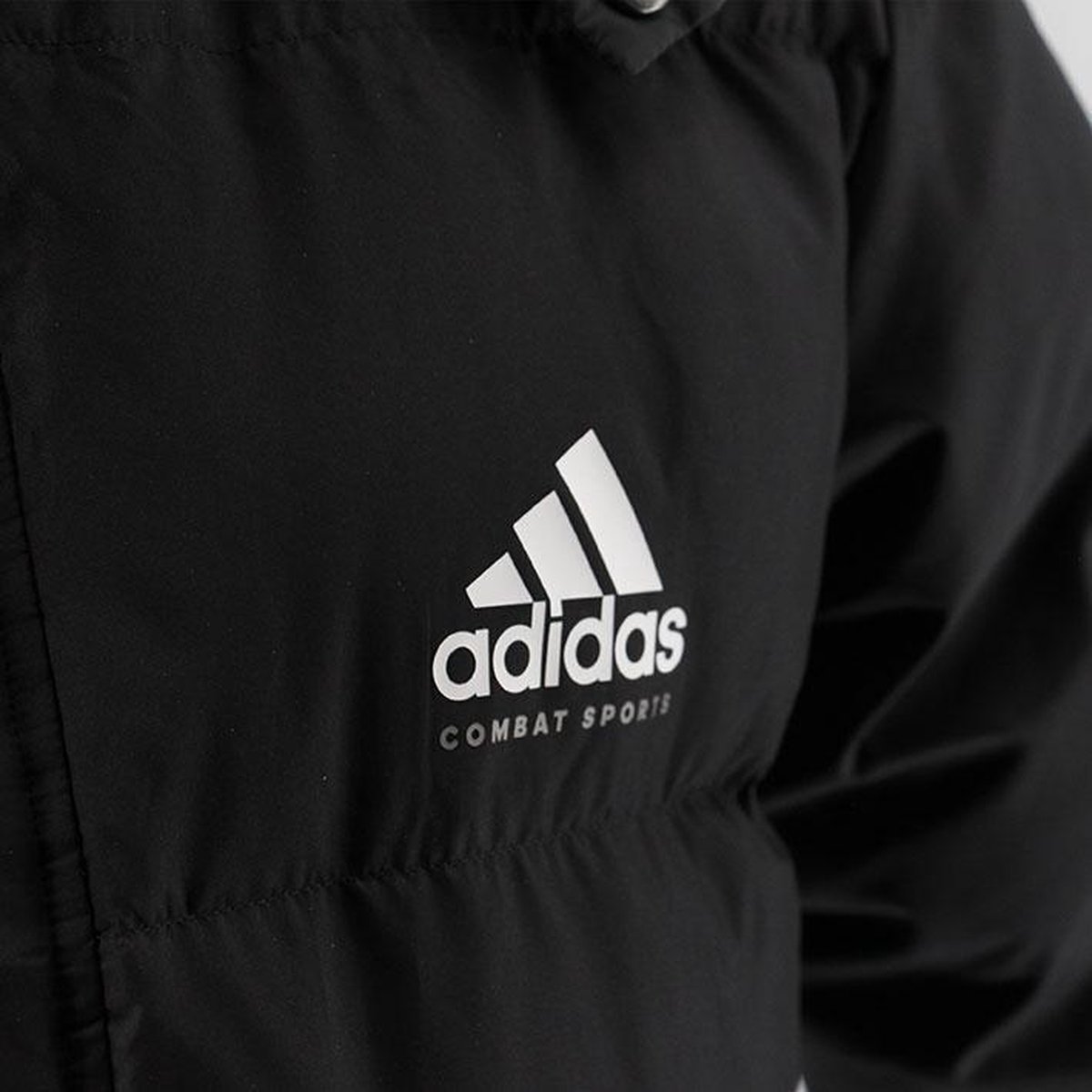 adidas Lange Parka-Jas Zwart/Wit Medium | bol.com