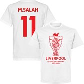 Liverpool Salah Kampioens T-Shirt 2020 - Wit - Kinderen - 152