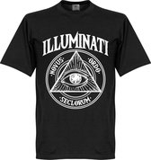 Illuminati T-Shirt - Zwart - 4XL