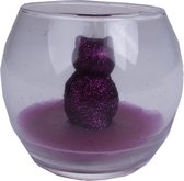 Arti Casa Kaars Halloween 7 X 8 Cm Glas/wax Paars