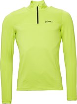 Craft Core Gain Skipully - Korte Rits - Midlayer - Wintersport -  Groen Heren - Maat XL