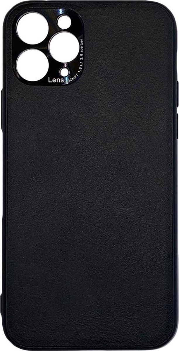 Khocell - Siliconen/Hardcase hoesje voor Apple iPhone 11 Pro Max - Zwart