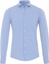 Pure - Functional Overhemd Lichtblauw - Maat 44 - Slim-fit