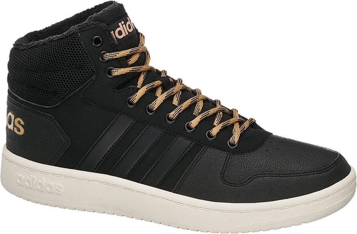 adidas Heren Zwarte Hoops 2.0 Mid - Maat 43 1/3 adidas Heren Zwarte Hoops 2.0 Mid - Maat 43 1/3