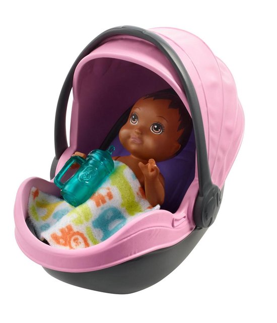 focus spreiding Vijf Barbie Family Babysitter Skipper Roze Wandelwagen | bol.com