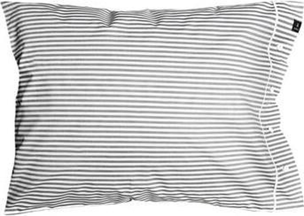 Rindo kussensloop stripe graphite - 60 x 70 cm