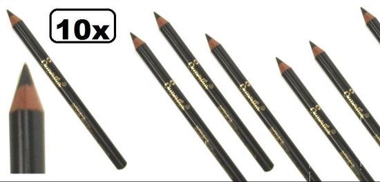 10x Dermatographe potloden zwart