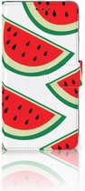 Geschikt voor Samsung Galaxy A7 (2018) Bookcase Hoesje Watermelons