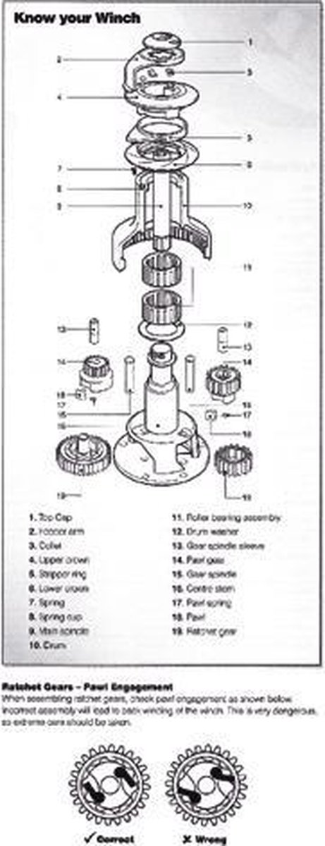 48000471 50St Pawl Gear 2 Kit 16T