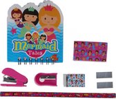Pms Schrijfset Met Nietmachine Mermaid 7-delig