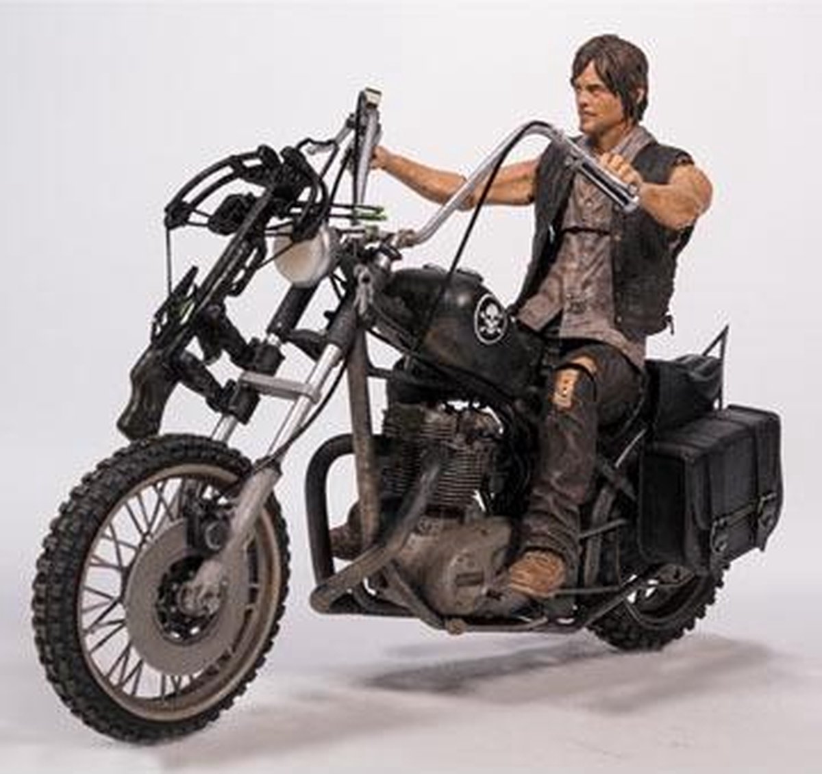 The Walking Dead Action Figure Daryl Dixon with Chopper 13 cm