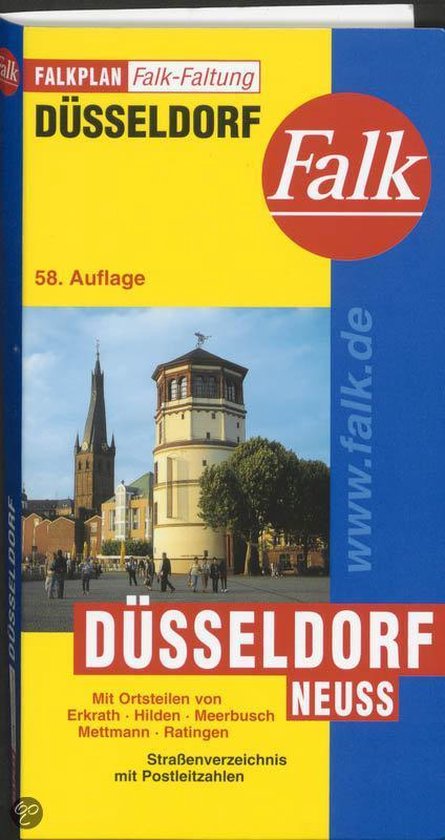 Cover van het boek 'Dusseldorf plattegrond'