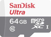 Sandisk Ultra micro SDxc kaart 64 GB 48MB/s UHS-I CLASS 10