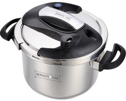 Royalty Line Snelkookpan met marmeren coating- RVS- 4L