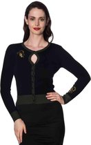 Dancing Days Cardigan -XL- SERPENT LONG Zwart