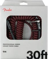 Fender Professional Coil Cable Red Tweed 9 m - Gitaarkabel