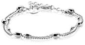 Zinzi zilveren fantasie armband 17,5-20,5cm ZIA1191