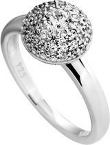 Diamonfire - Zilveren ring met steen Maat 16.0 - Pav‚ bol