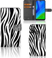 Beschermhoesje Huawei P Smart 2020 Smartphone Hoesje Zebra