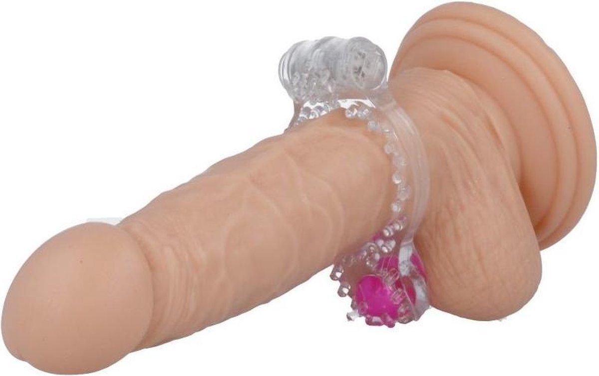 Goedkoopste CASUAL LOVE | Casual Cock Ring Vibrating Double Pleasure Transparent | Sex Toy for Couple | Cock Ring | Sex Toy for Man | Vibrating Cock Ring