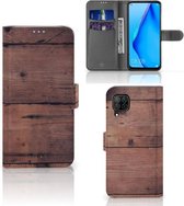 Leuk Case Huawei P40 Lite Hoesje Old Wood