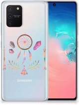 GSM Hoesje Geschikt voor Samsung Galaxy S10 Lite Bumper Hoesje Doorzichtig Boho Dreamcatcher