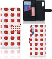 Telefoonhoesje Xiaomi Mi 9 Book Case Paprika Red
