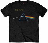 Pink Floyd Heren Tshirt -L- Dark Side Of The Moon Flipped Zwart