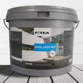 Fitex-Muurverf-Acryl Latex Mat-Ral 7016 Antracietgrijs 5 liter
