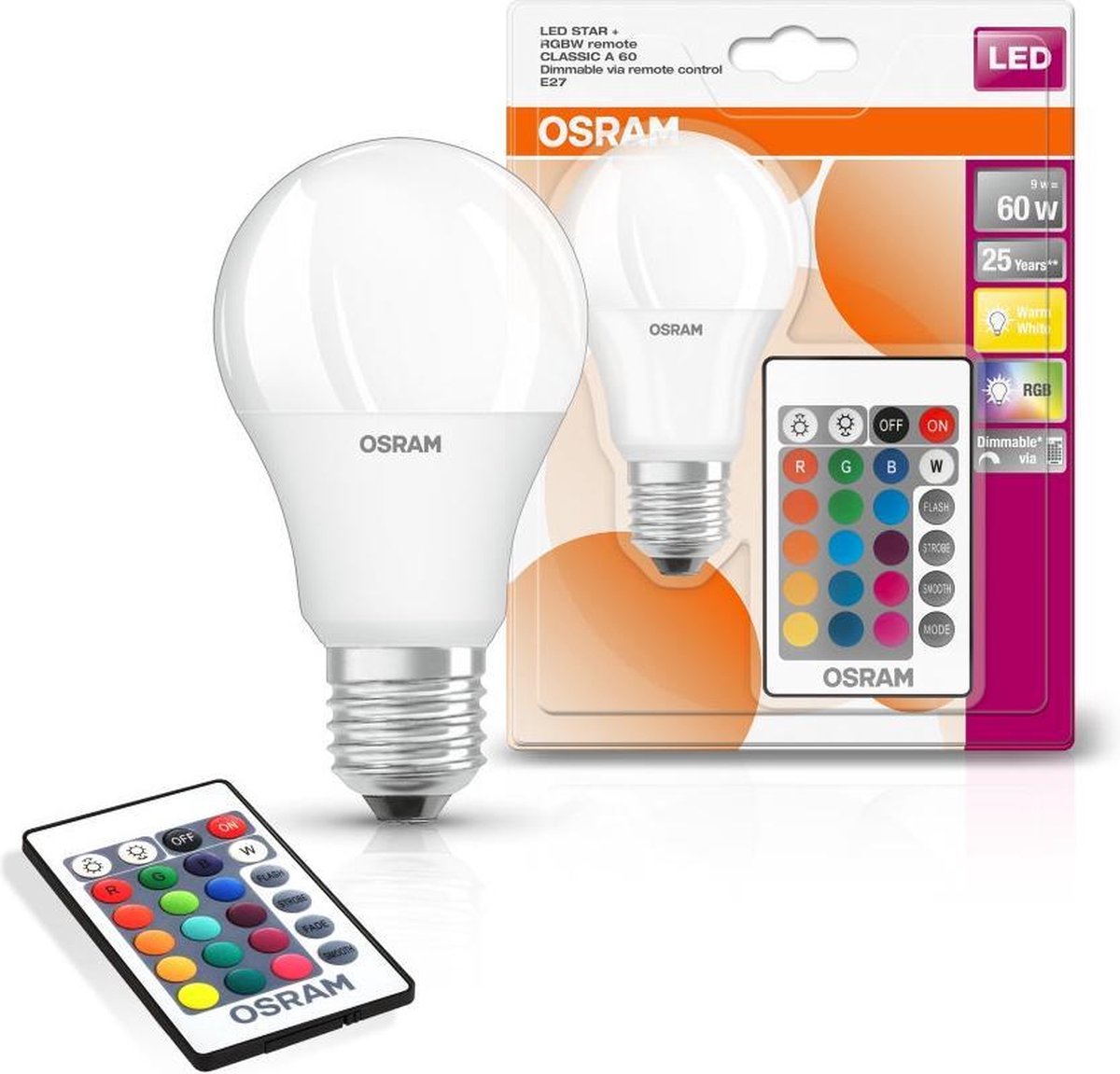 Osram - LED-lamp - 9W - E27 | bol.com