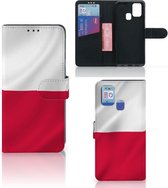 Smartphone Hoesje Geschikt voor Samsung Galaxy M31 Bookcase Polen