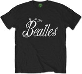 The Beatles Heren Tshirt -XXL- Bug Logo Zwart