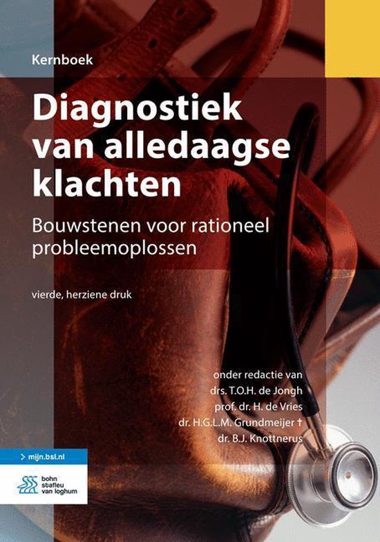Boek cover Kernboek  -   Diagnostiek van alledaagse klachten van T.O.H. de Jongh (Paperback)