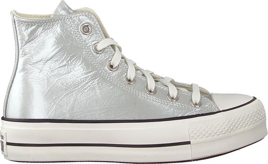 Converse Dames Hoge sneakers Chuck Taylor All Star Lift Hi - Zilver - Maat  39 | bol.com