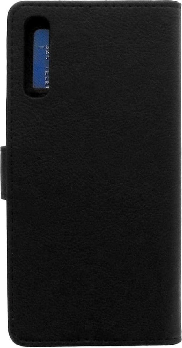 Housse Portefeuille Avec écouteurs Pour Sony Xperia L4 - Étui Rabat Protection 360° - Cuir Synthétique Noir