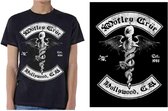 Motley Crue Heren Tshirt -XXL- Feelgood Hollywood Revision Zwart