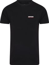 Subprime - Heren Tee SS Shirt Chest Logo Black - Zwart - Maat M