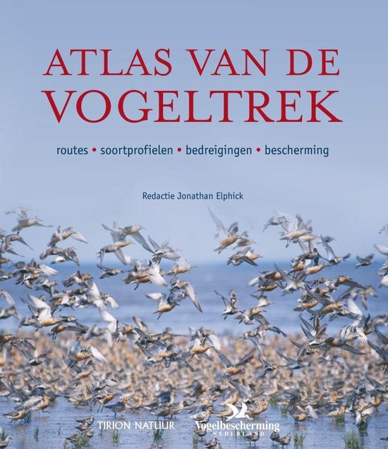 Cover van het boek 'Atlas van de vogeltrek' van Jonathan Elphick