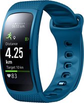 iMoshion Siliconen Smartwatch Bandje voor de Samsung Gear Fit 2 Pro, Samsung Gear Fit 2 - Blauw