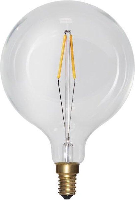 Led Lamp - E14 - G95 - Soft Glow - 2100K - Dimbaar | bol.com