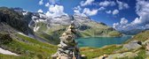 Fotobehang Alpen Oostenrijk Stubachtahl 450 x 260 cm - € 295,--